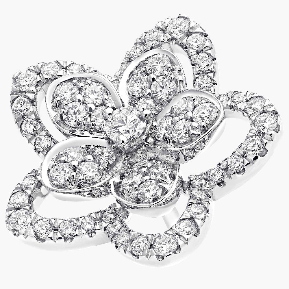 Graff Fragrances Wild Flower Diamond Stud Earrings