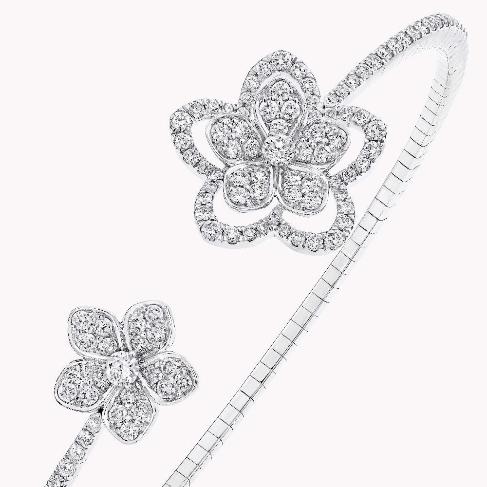 Graff Fragrances Wild Flower Open Diamond Bangle