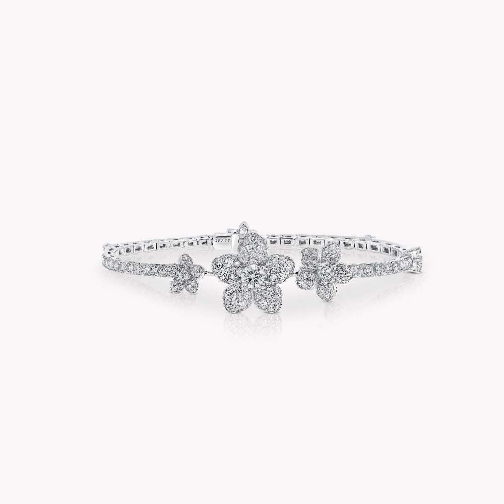 graff fragrances Wild Flower Pavé Diamond Bracelet