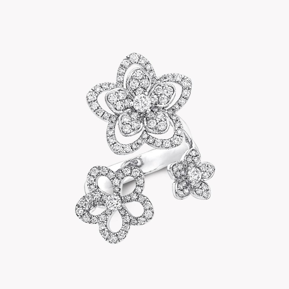 graff fragrances Wild Flower Triple Diamond Ring