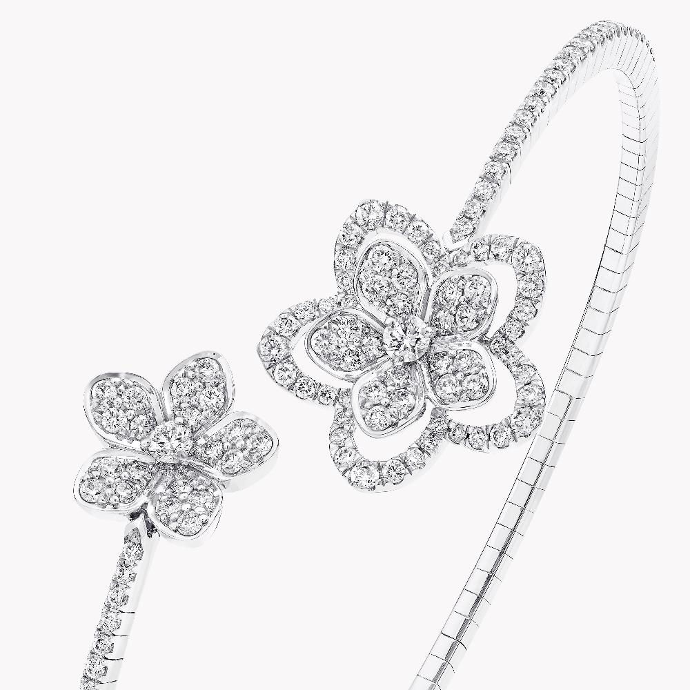 Graff Fragrances Wild Flower Twist Diamond Bangle