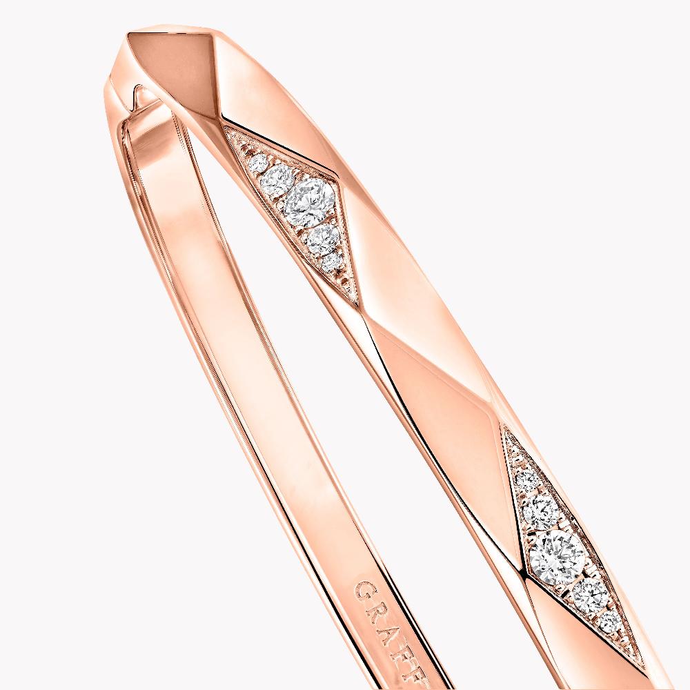 Graff Fragrances Laurence Graff Signature Faceted Pavé Diamond Bangle
