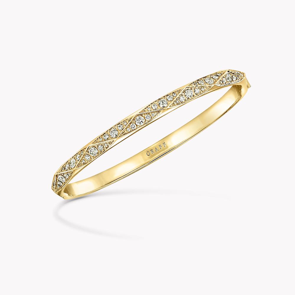 graff fragrances Laurence Graff Signature Pavé Diamond Bangle