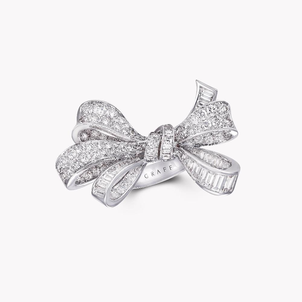 graff fragrances Tilda's Bow Double Knot Diamond Ring