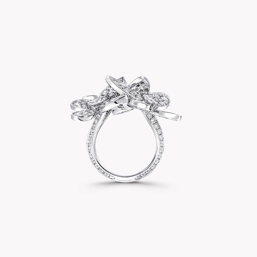 Graff Fragrances Triple Pavé Butterfly Diamond Ring