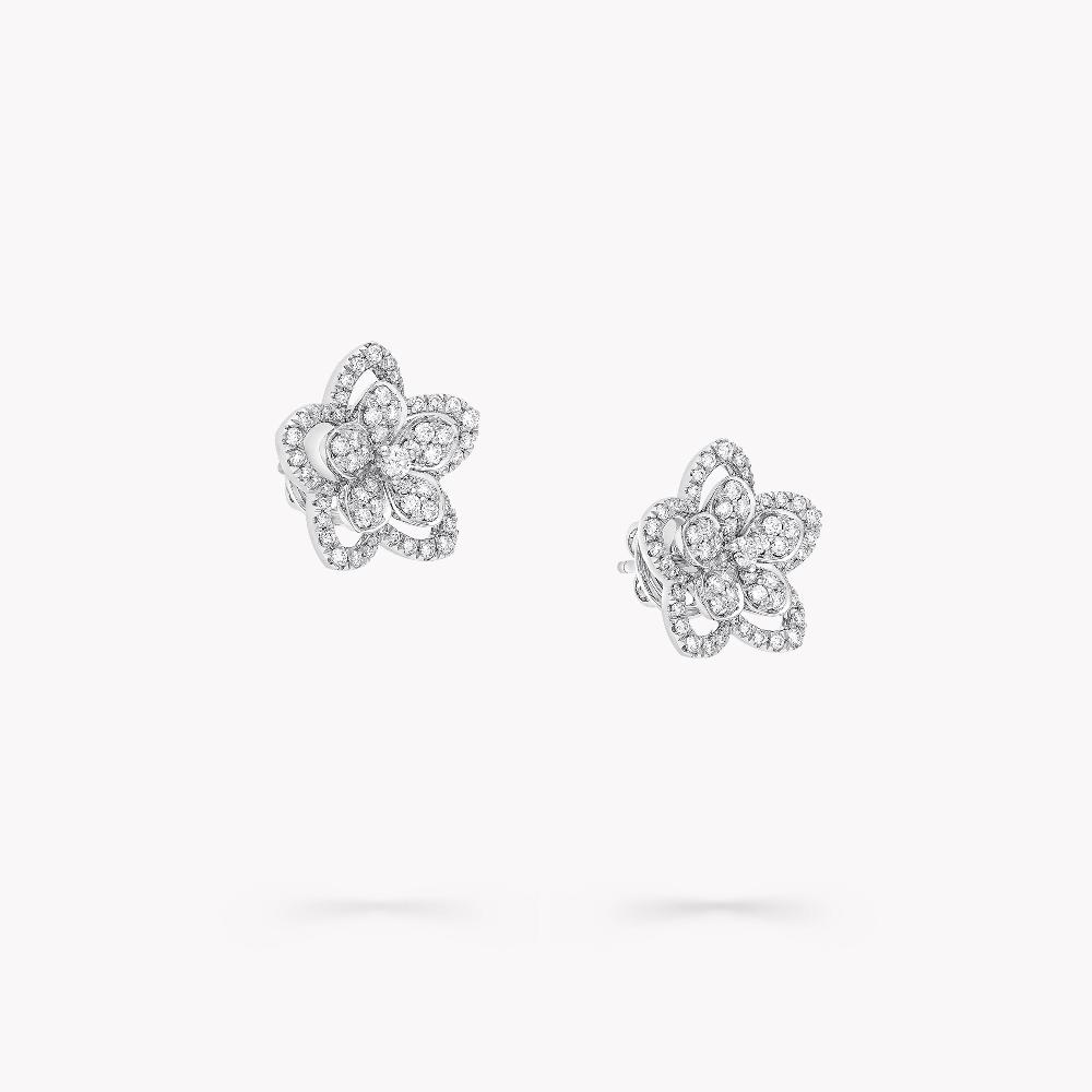 Graff Fragrances Wild Flower Large Diamond Stud Earrings