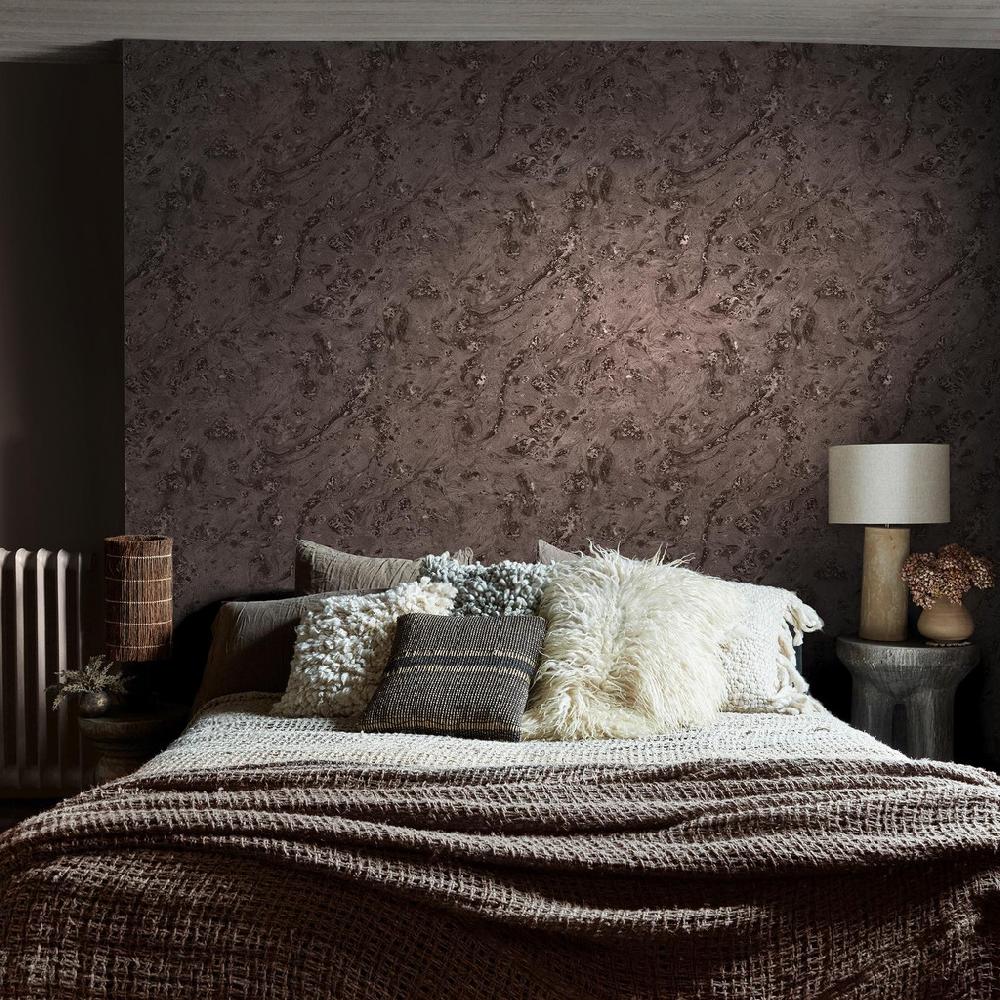 Graham & Brown Abigail Ahern Boheme Marble Mocha Wallpaper