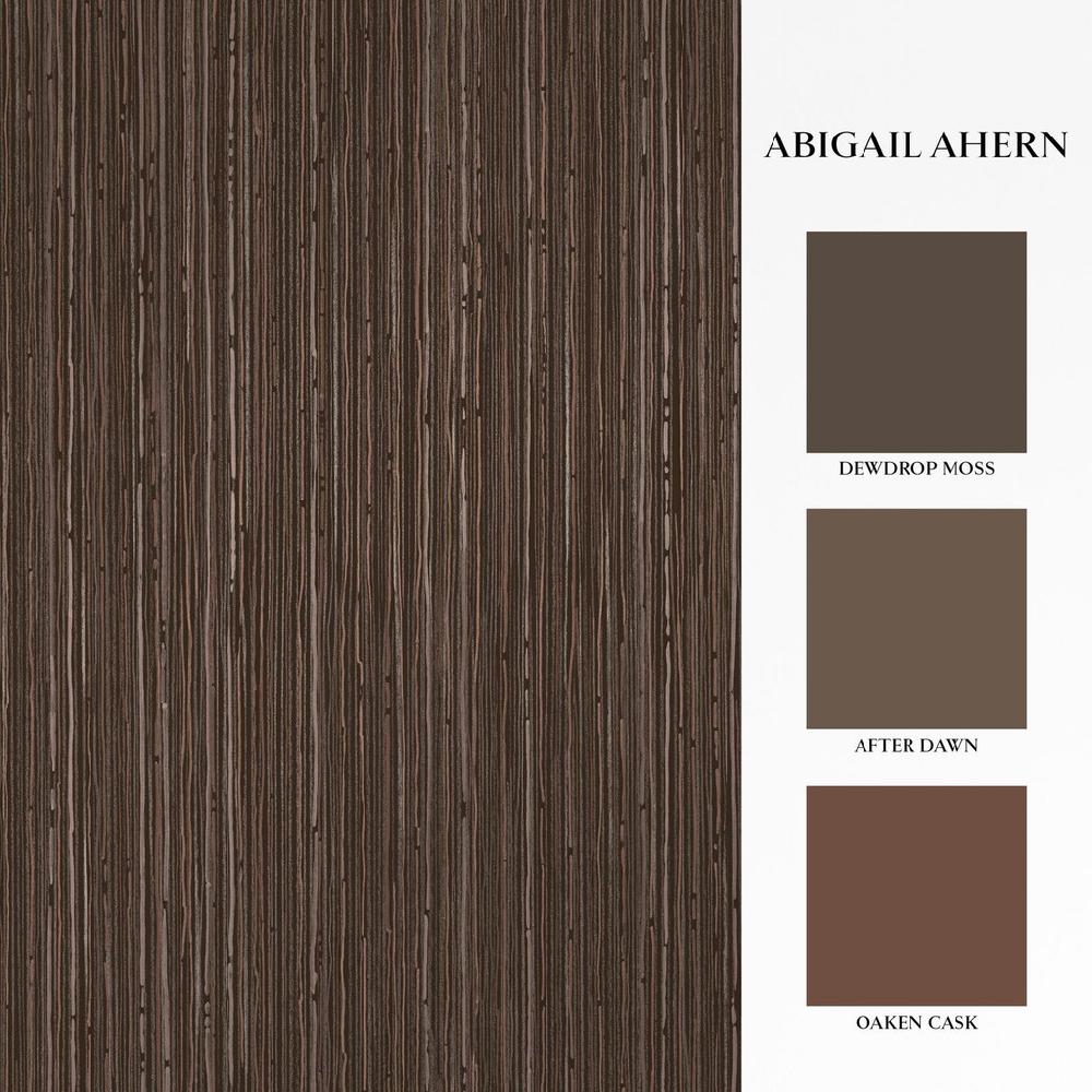 Graham & Brown Abigail Ahern Fibre Stripe Chocolate Wallpaper