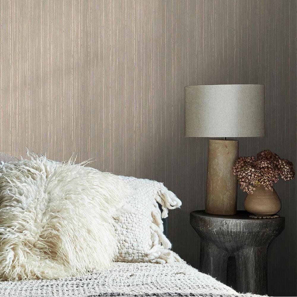 Graham & Brown Abigail Ahern Fibre Stripe Mist Wallpaper