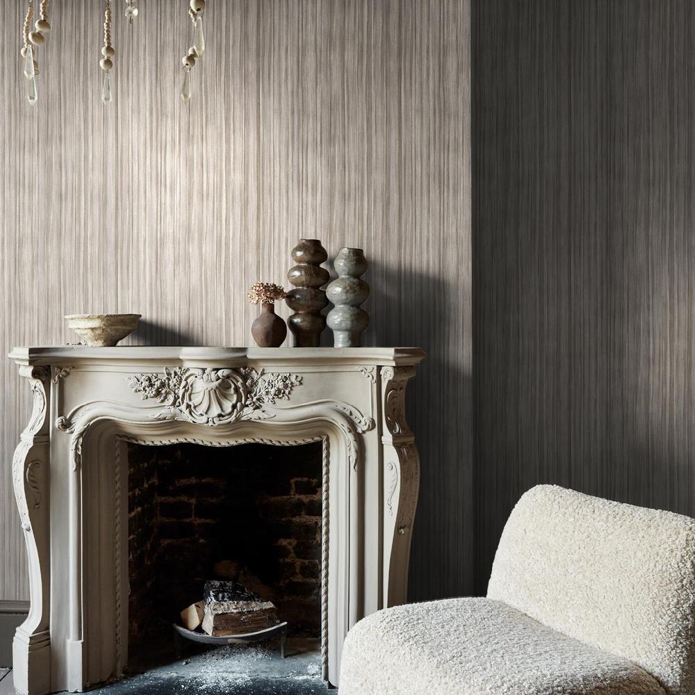 Graham & Brown Abigail Ahern Linear Luxe Pewter Wallpaper