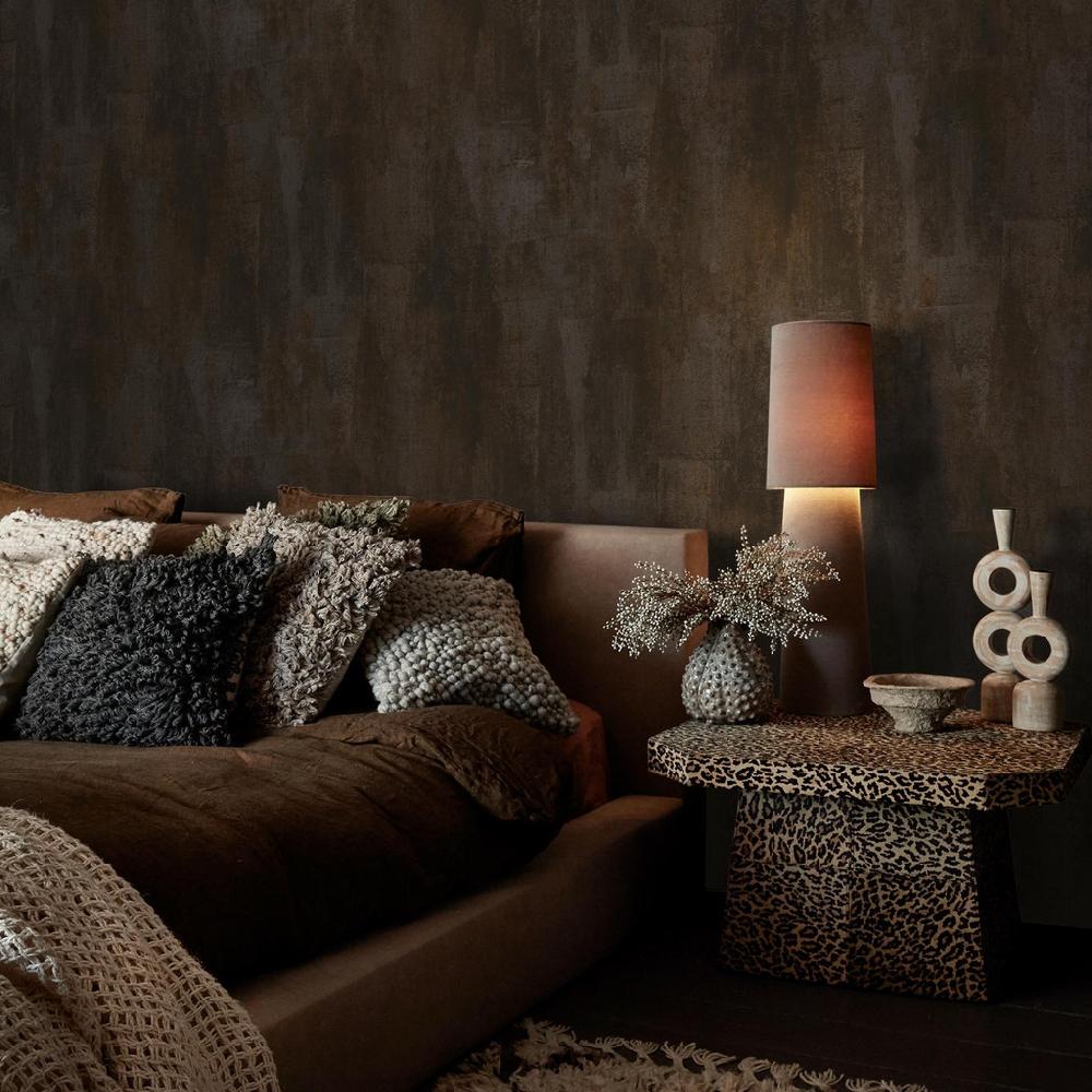 graham & brown Abigail Ahern Oxidized Opulence Charcoal Wallpaper