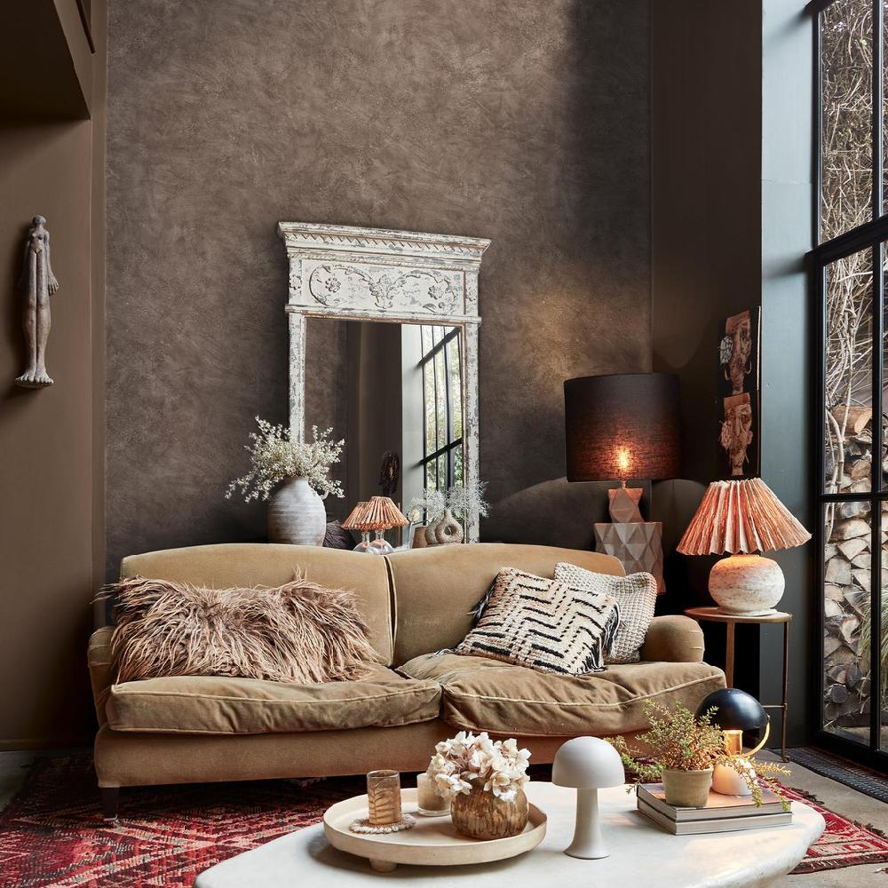 graham & brown Abigail Ahern Urbanite Tadelakt Ground Wallpaper