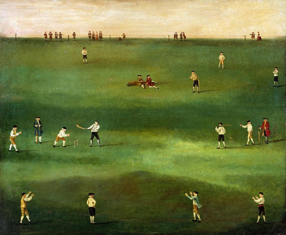 Graham & Brown An Exact Representation Of The Game Of Cricket Bespoke Mural