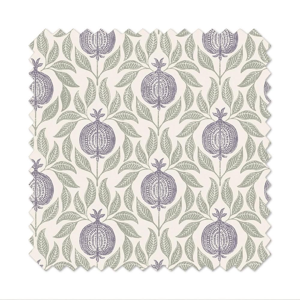 Graham & Brown Apple Of Grenada Purple And Sage Roman Blind