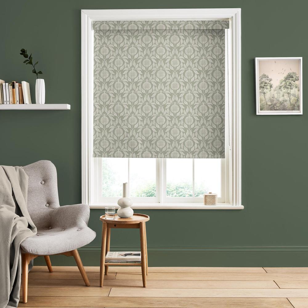 graham & brown Apple of Grenada Sage Green Roller Blind