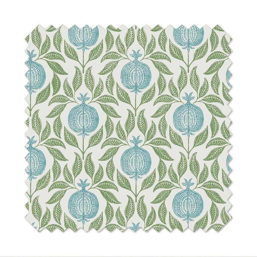 Graham & Brown Apple Of Grenada Sky Blue And Green Roller Blind