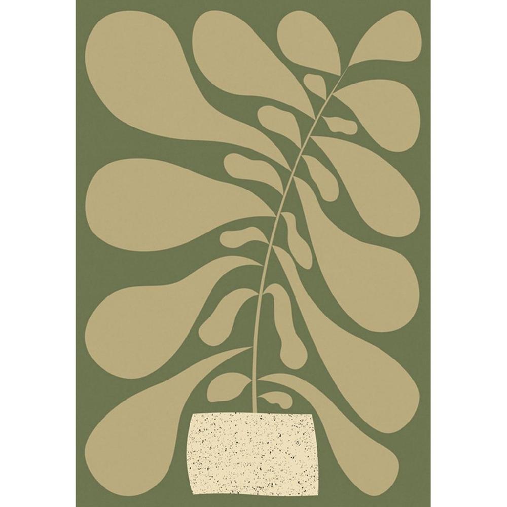 graham & brown Bold Abstract Flowers II Sage Wall Art