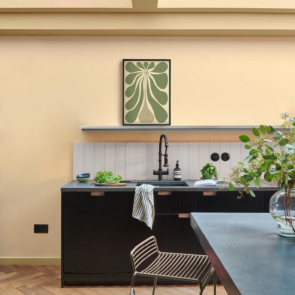 Graham & Brown Bold Abstract Flowers III Sage Wall Art