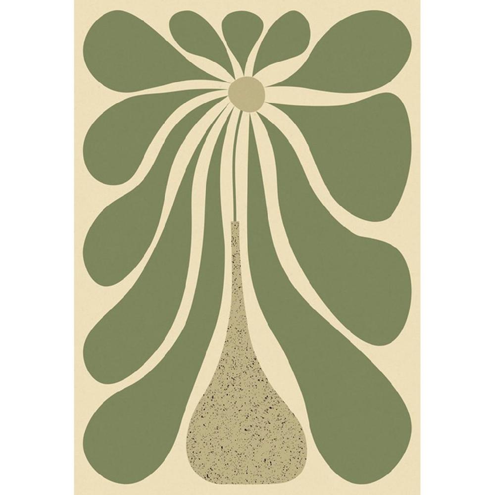 graham & brown Bold Abstract Flowers III Sage Wall Art