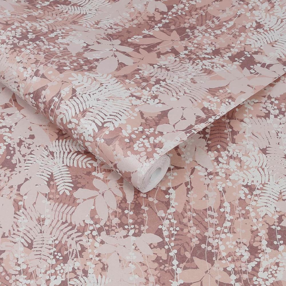 Graham & Brown Canopy Antique Rose Wallpaper By Clarissa Hulse