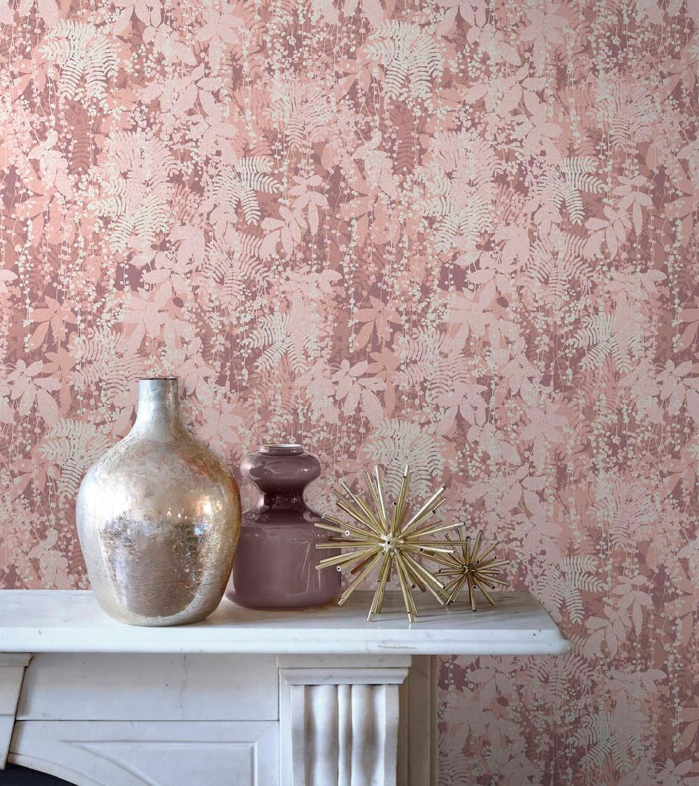 graham & brown Canopy Antique Rose Wallpaper by Clarissa Hulse