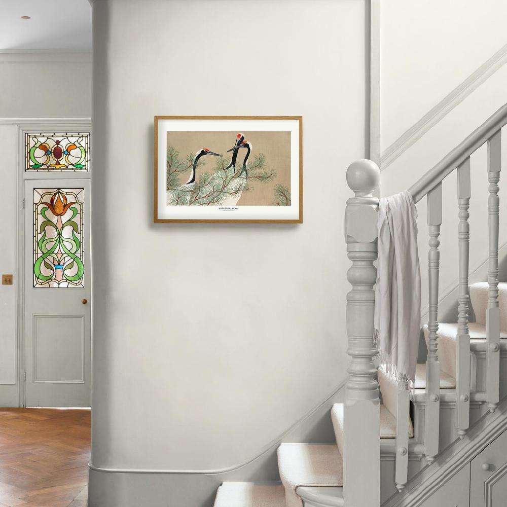 Graham & Brown Cranes From Mogoyogusa Neutral Wall Art