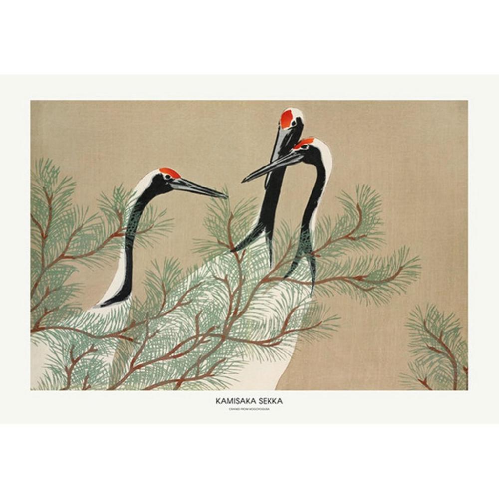 graham & brown Cranes from Mogoyogusa Neutral Wall Art