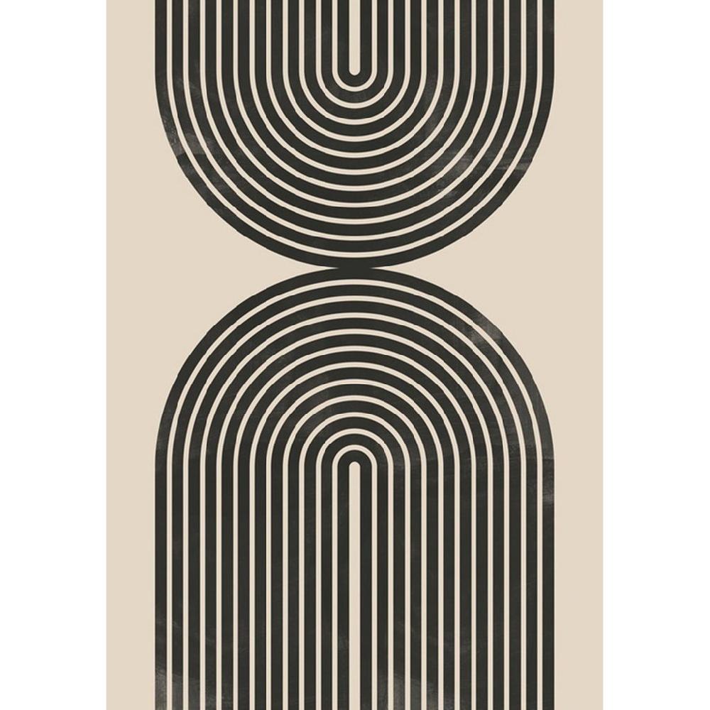 graham & brown Dual Geometric Archways Natural Wall Art