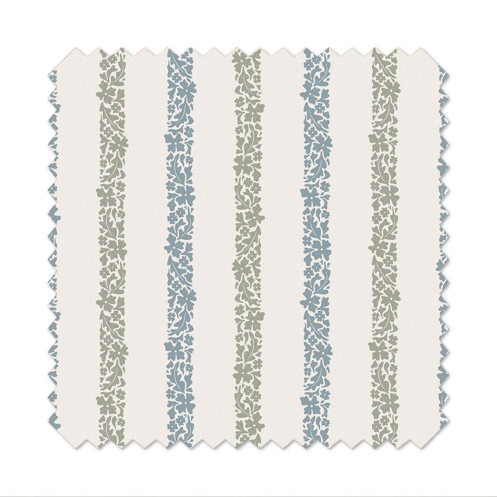 Graham & Brown Floral Boheme Stripe Blue And Green Roller Blind