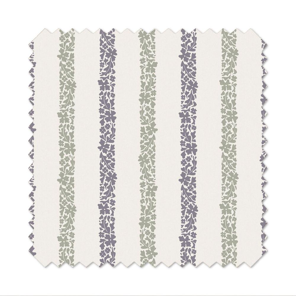 Graham & Brown Floral Boheme Stripe Purple And Green Roman Blind