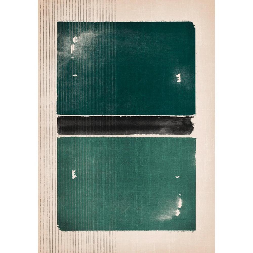 graham & brown Geometric Intersections Green Wall Art