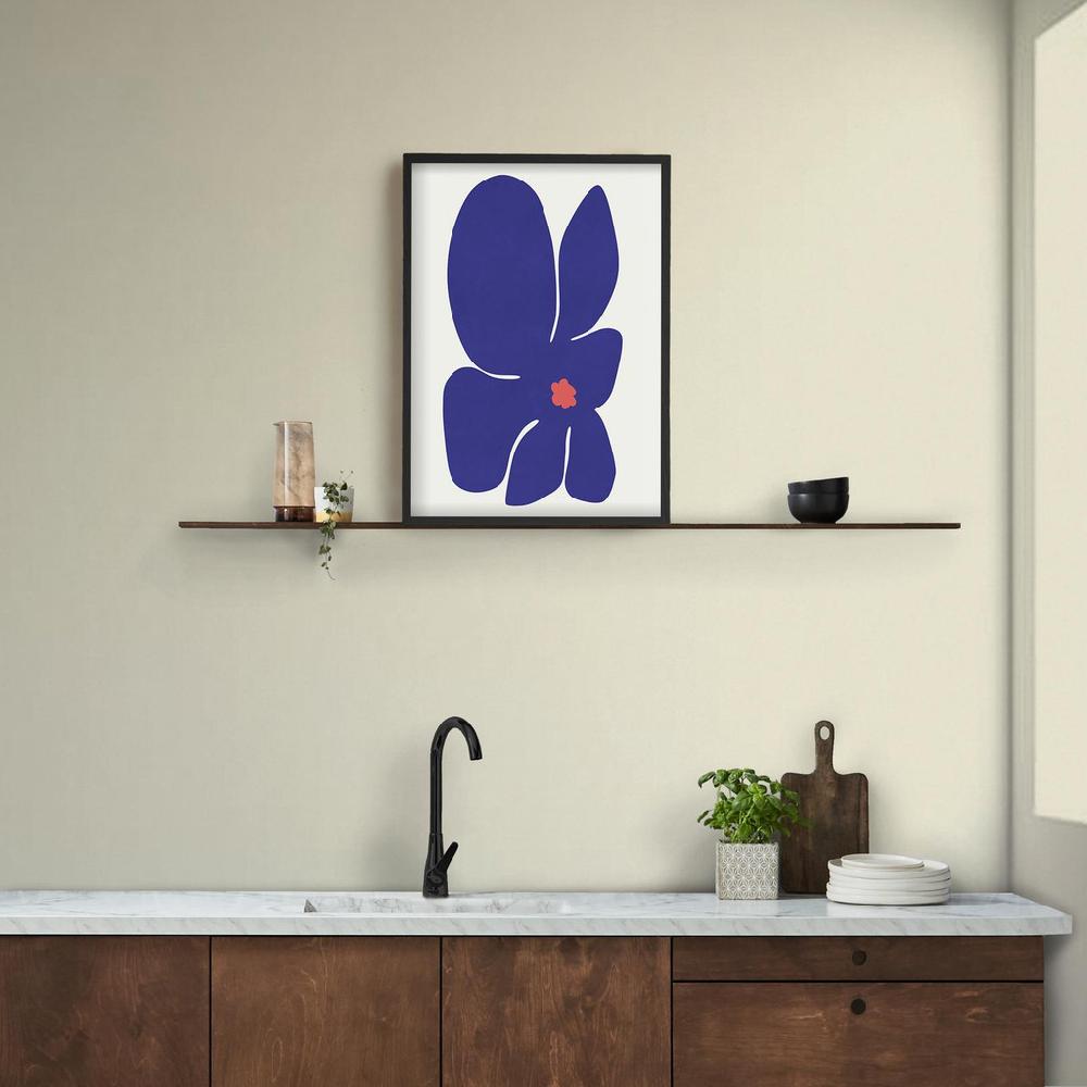 Graham & Brown Abstract Flower Blue Wall Art