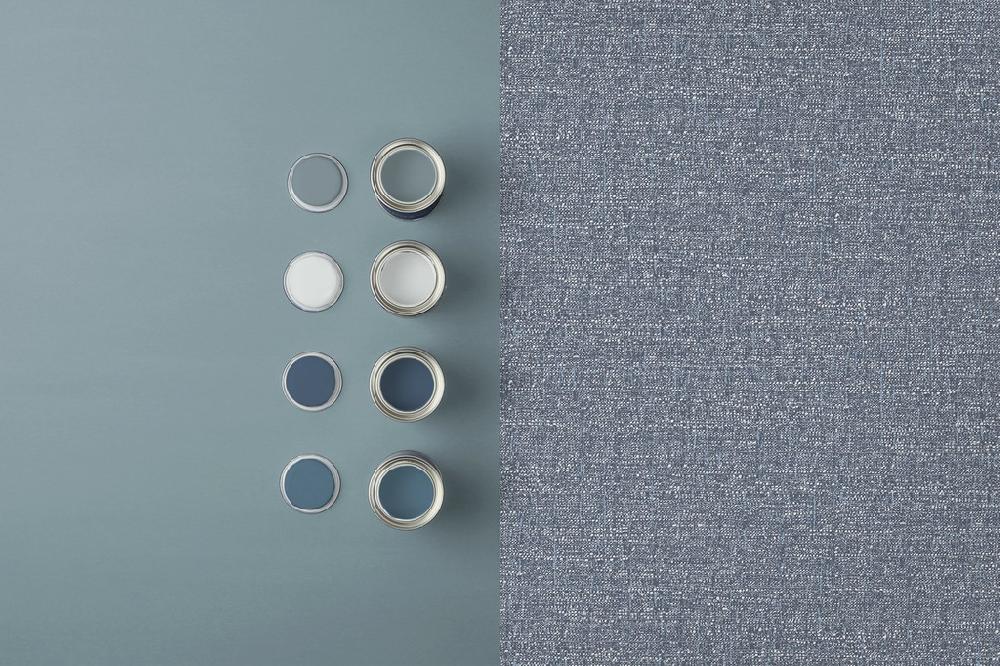 Graham & Brown Albion Texture Blue Wallpaper