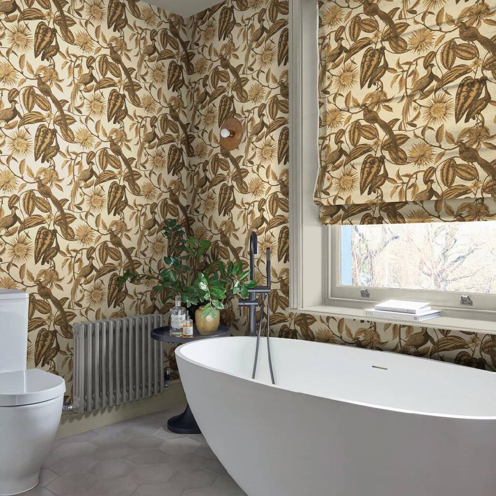 graham & brown Amherst's Garden Bronze Wallpaper