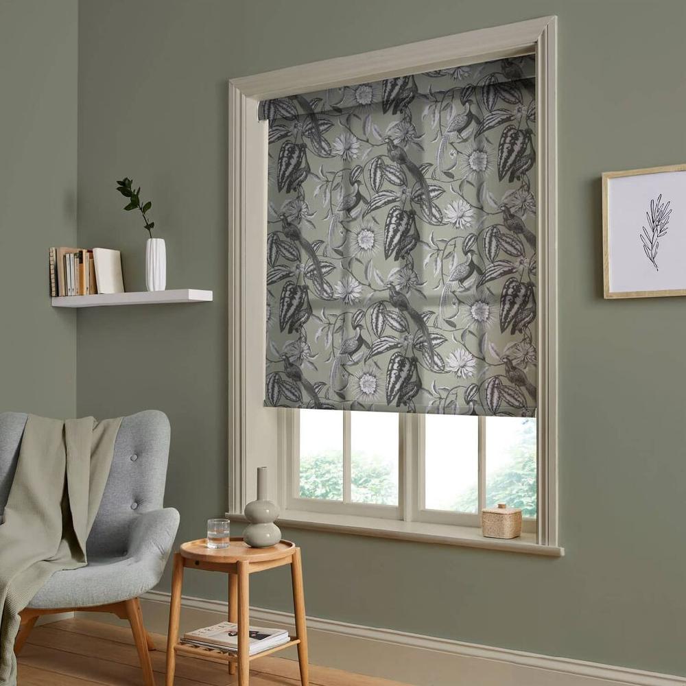 graham & brown Amherst's Garden Sage Roller Shade
