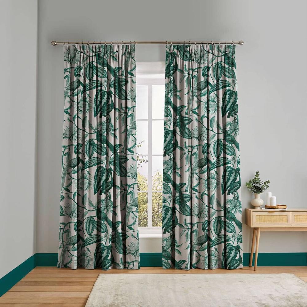 graham & brown Amherst's Garden Teal Sage Curtains