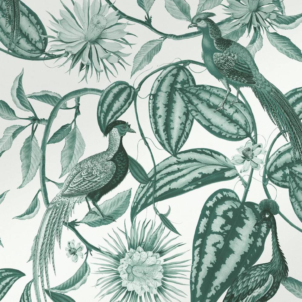 Graham & Brown Amherst's Garden Teal Wallpaper
