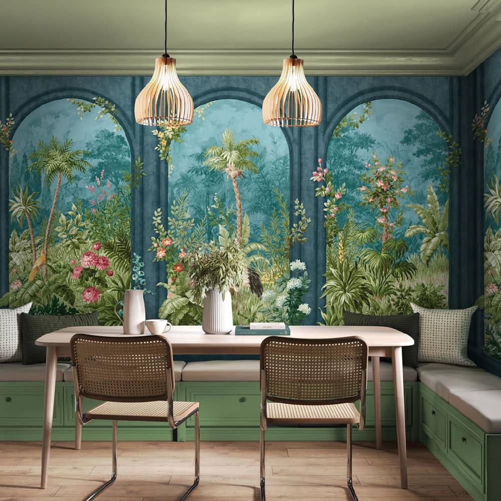 graham & brown Angkor Jungle Night Bespoke Mural