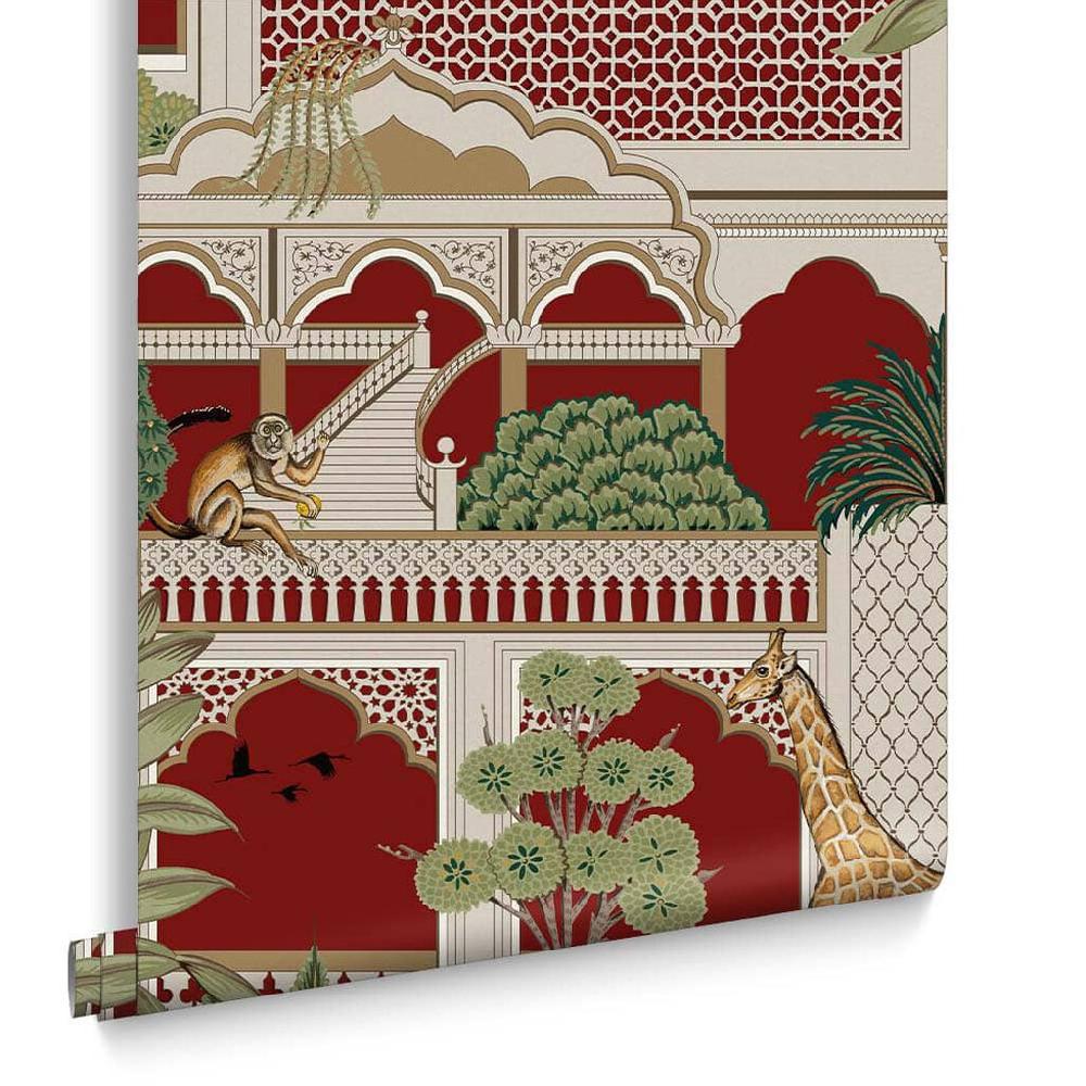 Graham & Brown Animahal Alizarin Wallpaper