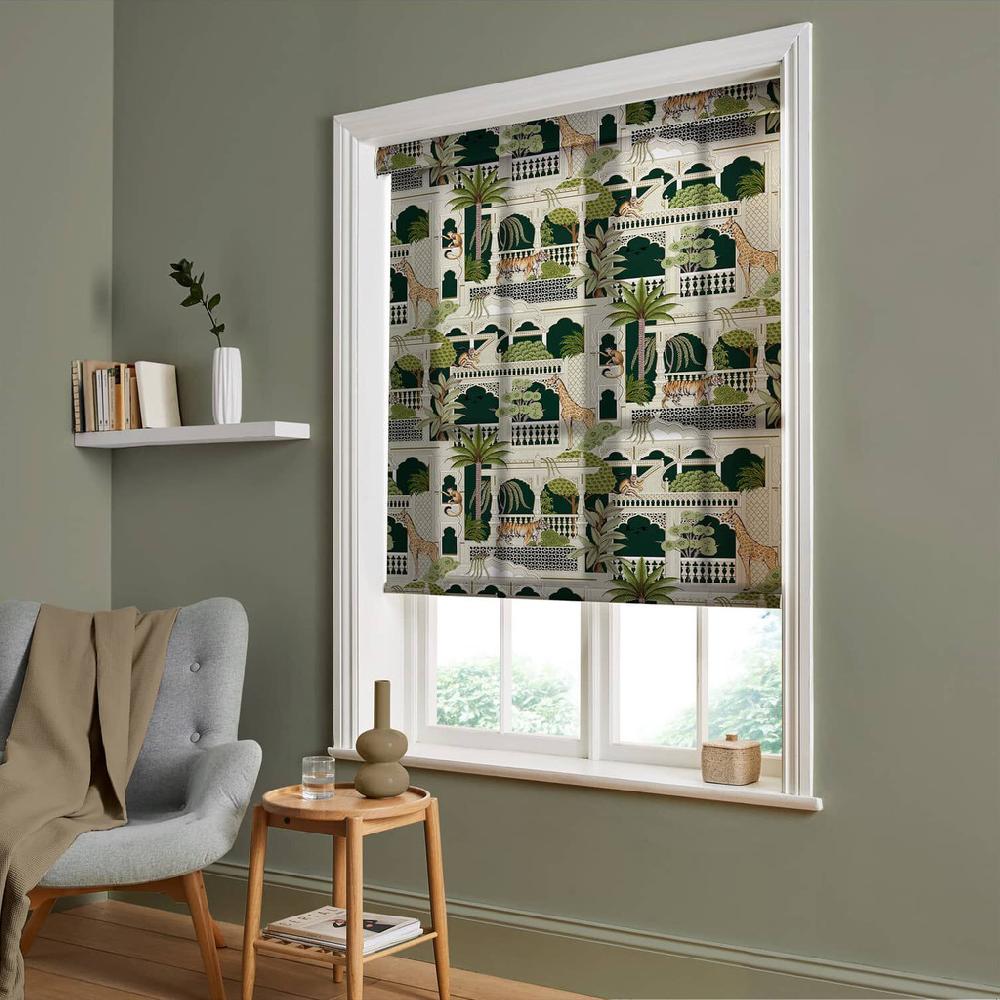 graham & brown Animahal Emerald Roller Shade