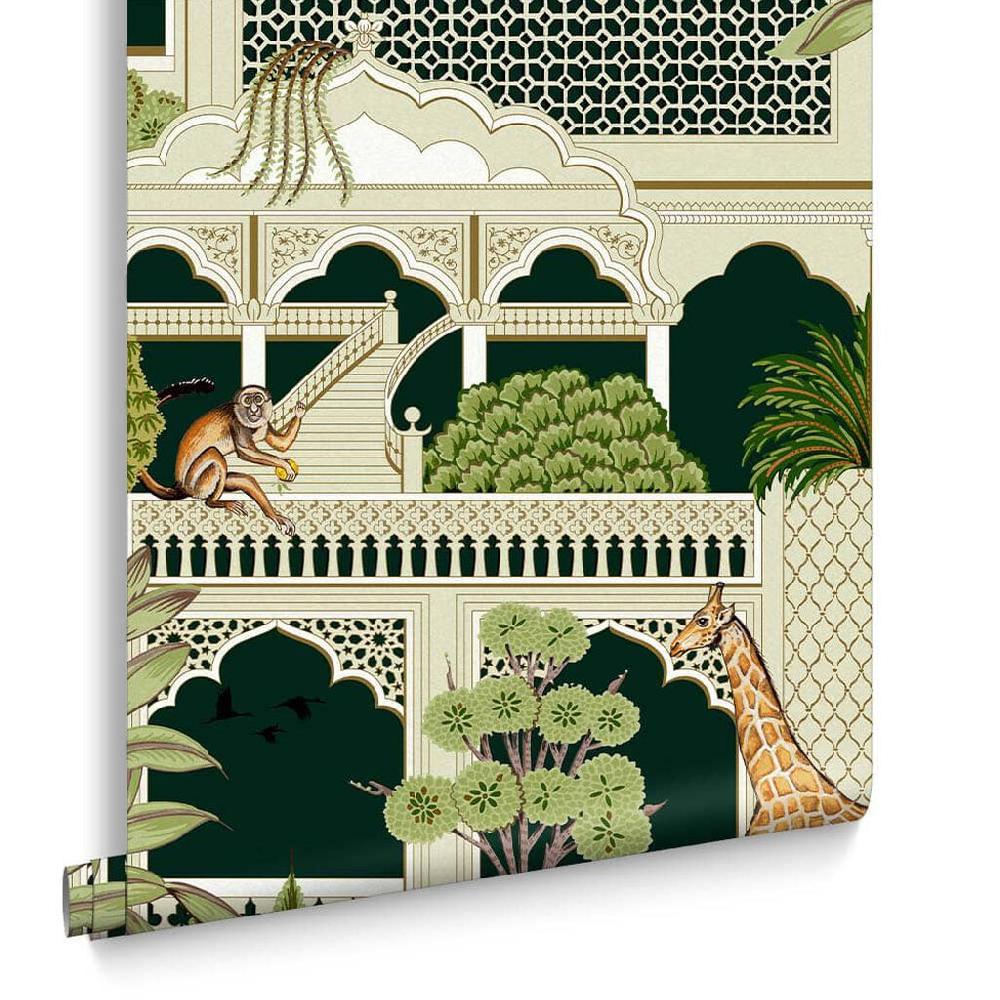Graham & Brown Animahal Emerald Wallpaper