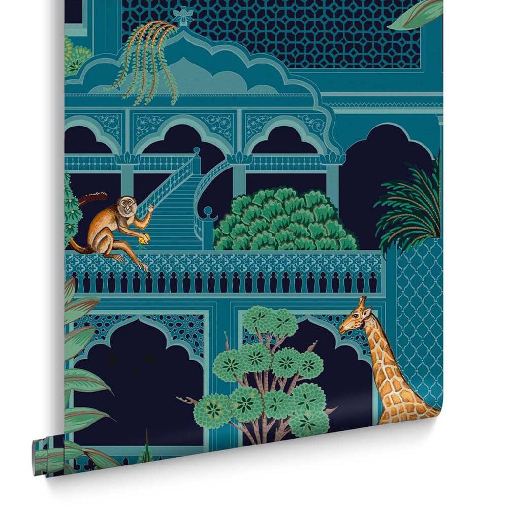 Graham & Brown Animahal Navy Wallpaper