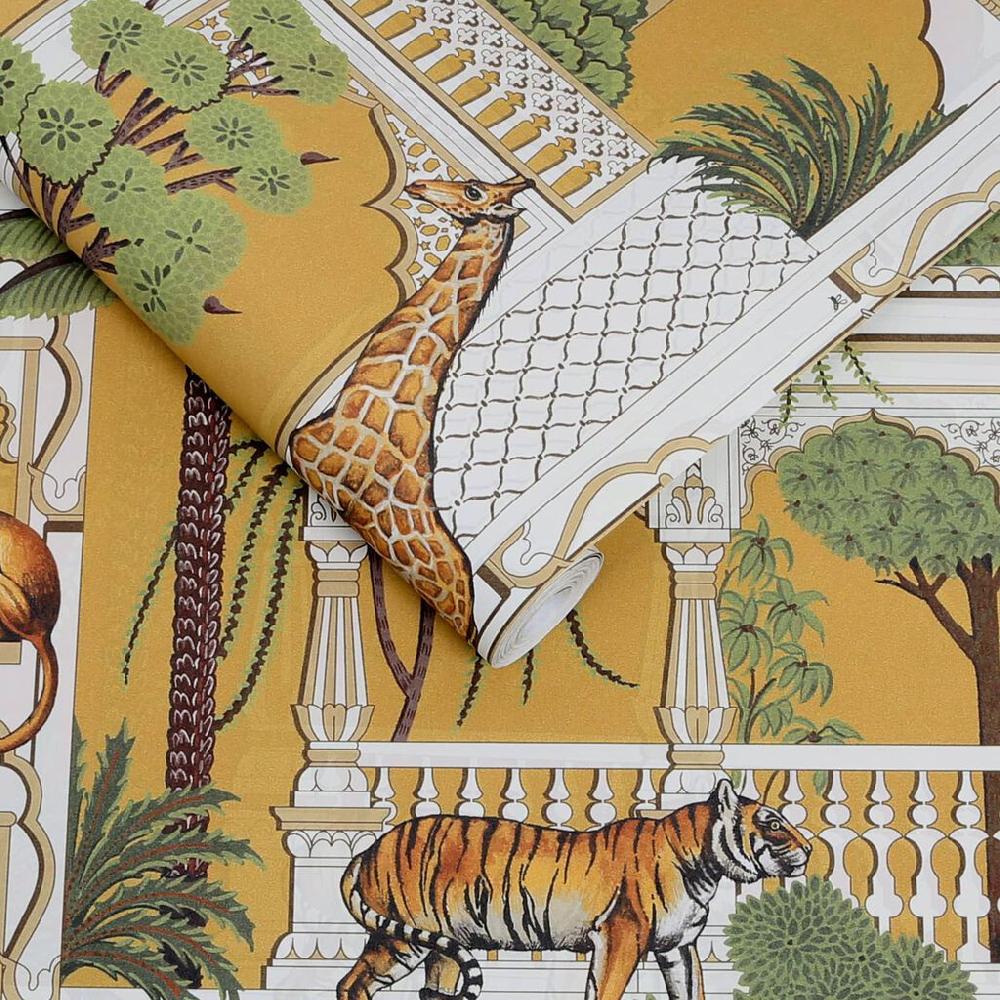 Graham & Brown Animahal Turmeric Wallpaper