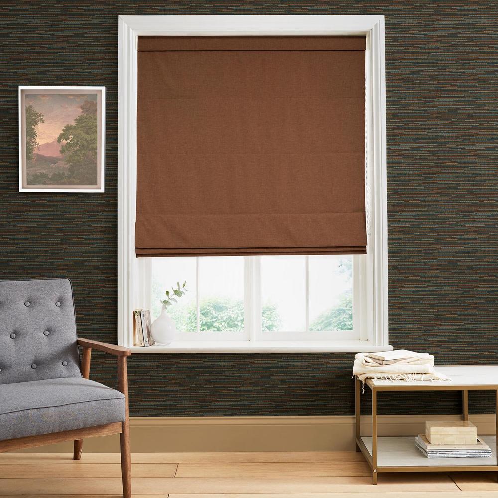 graham & brown Anqa Copper Roman Shade