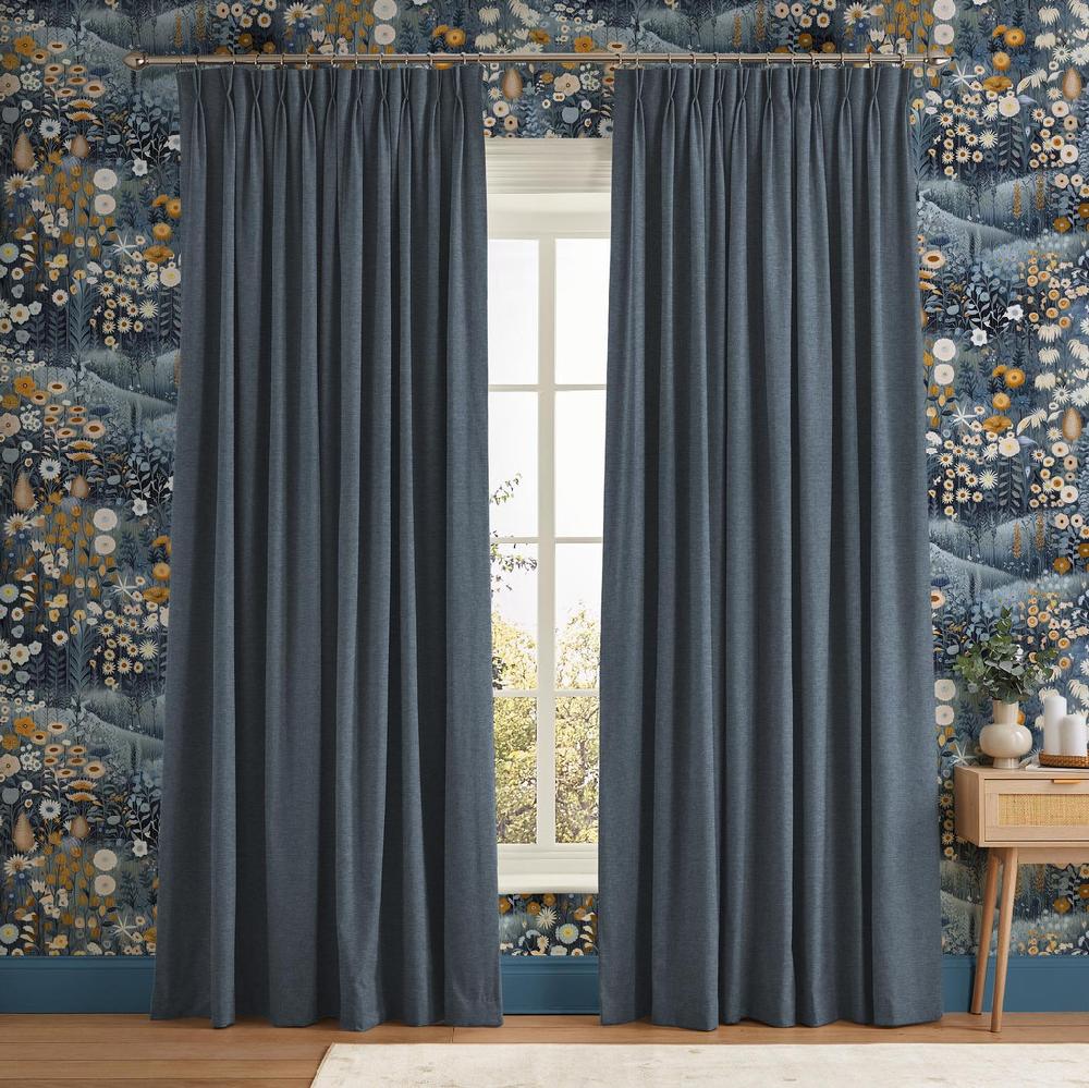 graham & brown Anqa Cornflower Curtain