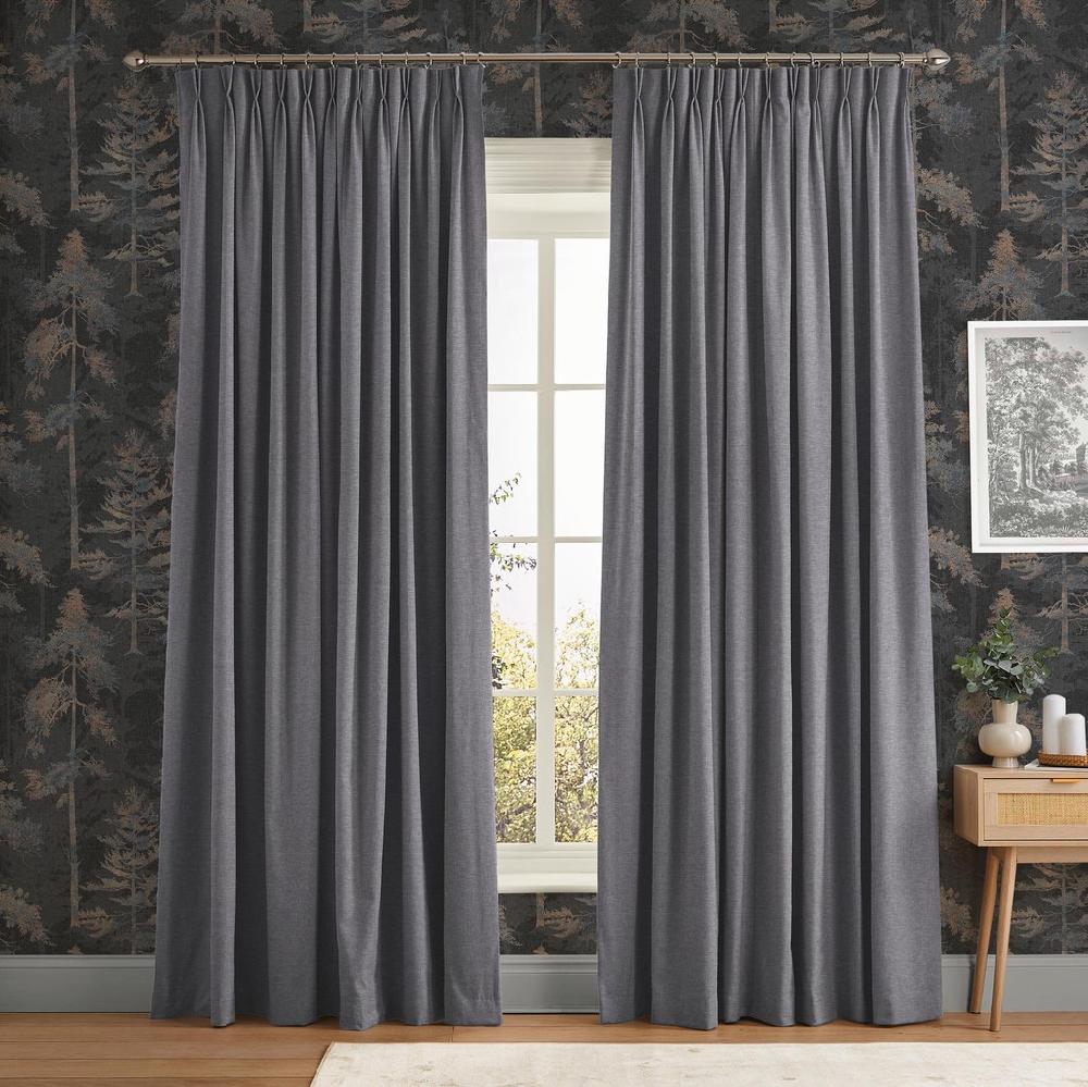 graham & brown Anqa Grey Curtain