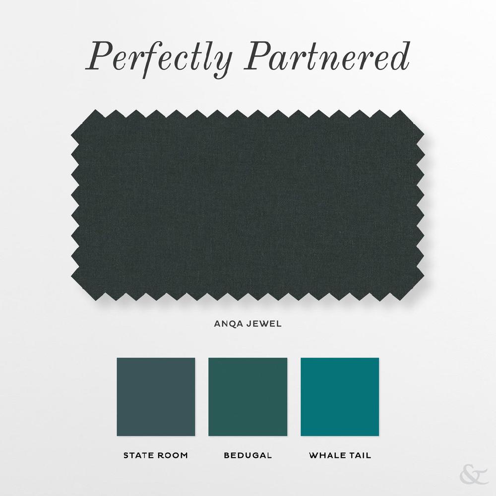 Graham & Brown Anqa Jewel Roman Shade