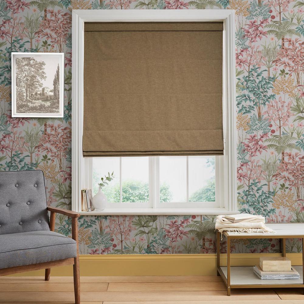 graham & brown Anqa Maize Roman Shade