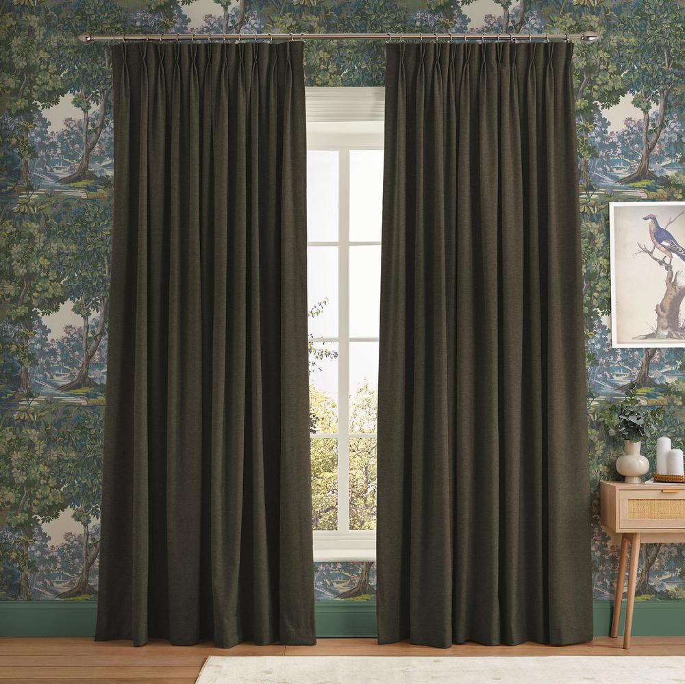 graham & brown Anqa Olive Curtain