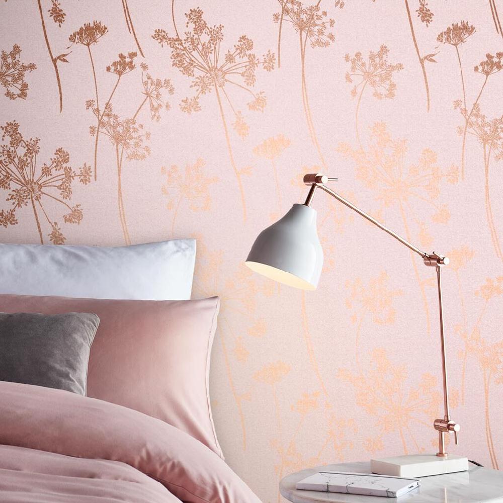 graham & brown Anthriscus Blush Wallpaper